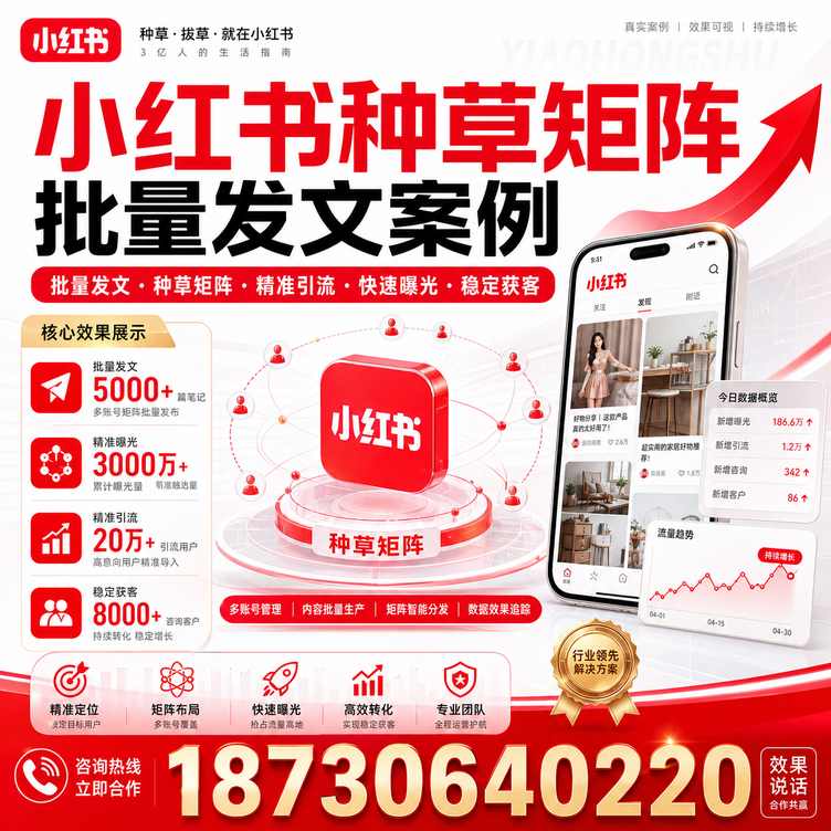 阳泉小红书种草矩阵批量发文案例
